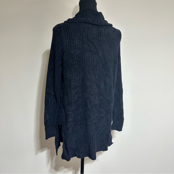 Barefoot Dreams Cozychic Lite Cardigan black size medium - Picture 3 of 9